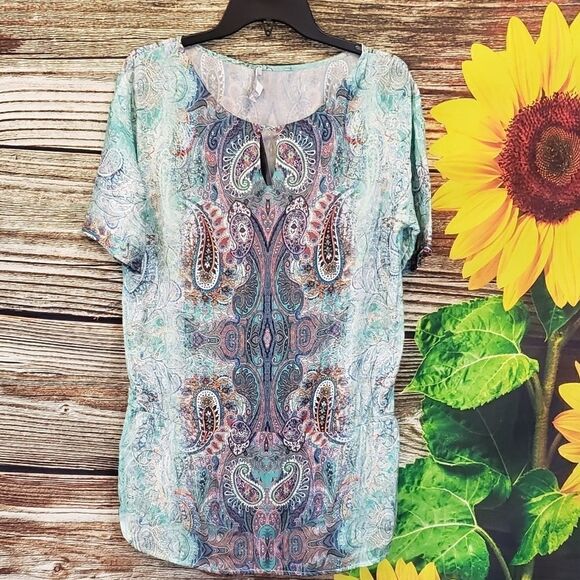 NWT Promod scoop neck women's top Size 6 - Picture 1 of 7